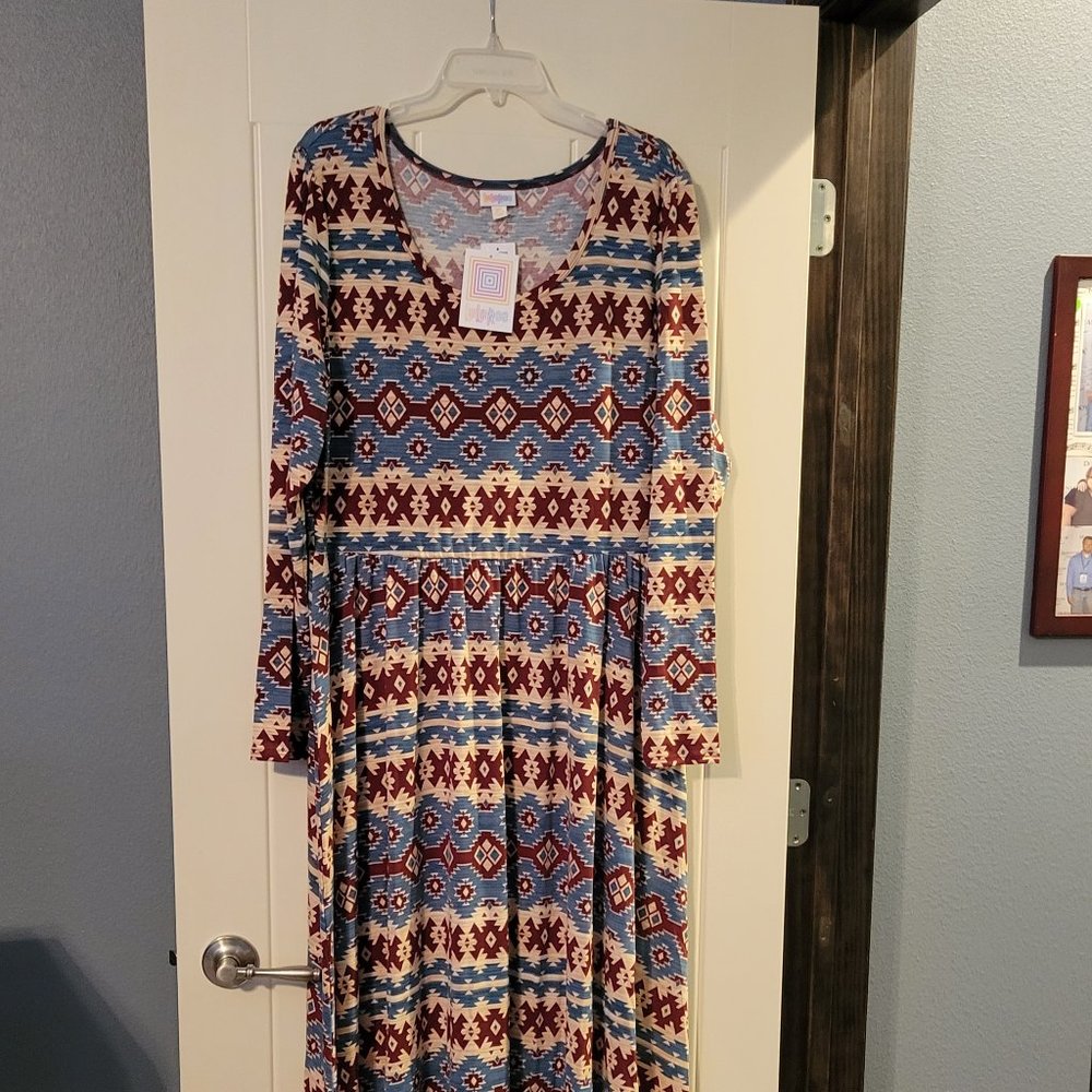 Ryane Long Sleeve Empire Waist Dress